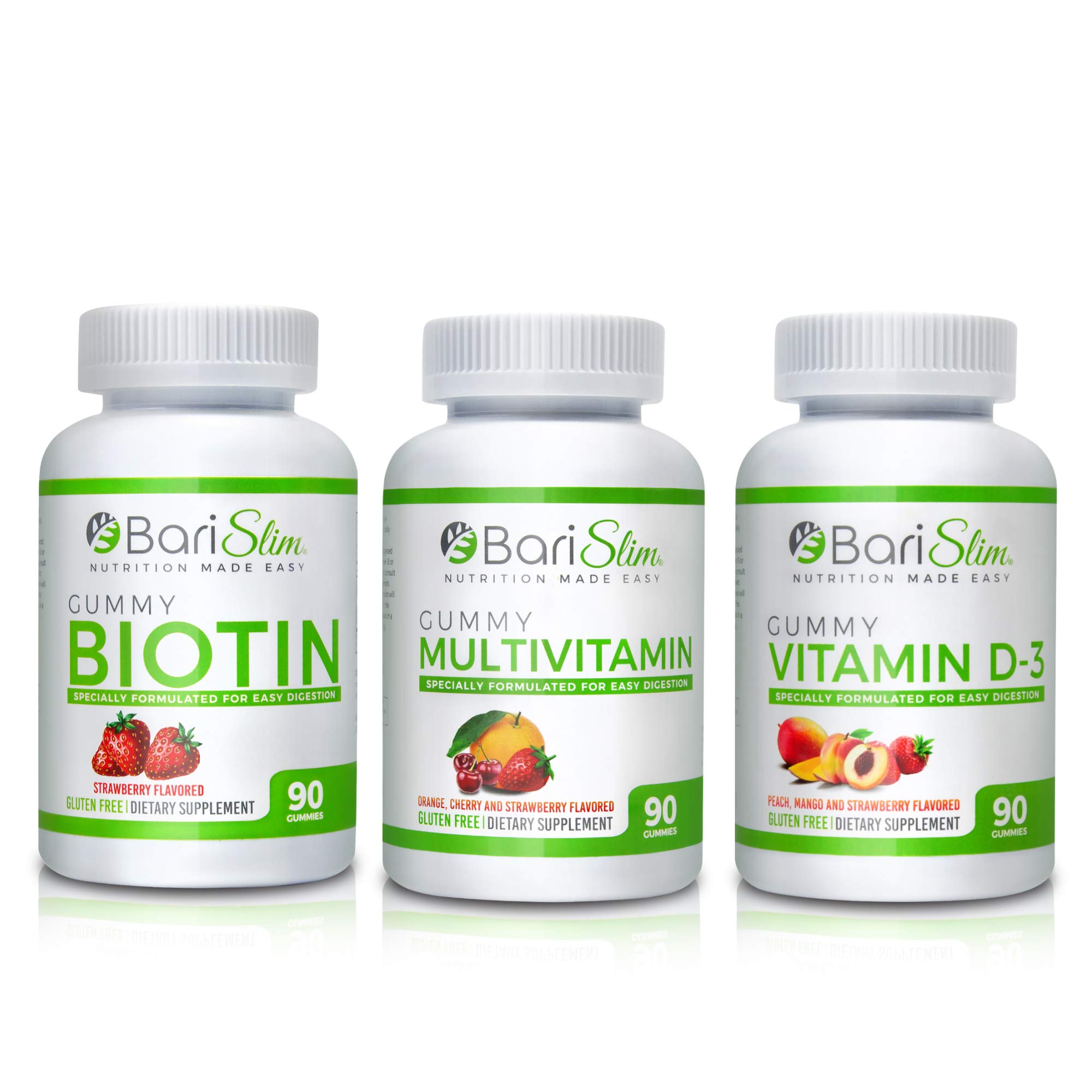 Paquete De 3 Gomitas Multivitamínicas Bariátricas Supplement Barislim - Venta Internacional.
