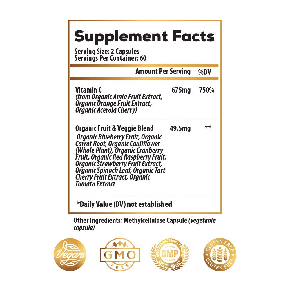 Foto 3 pulgar | Complement Ideal Infusion, Complejo De Vitamina C Para Alimentos Integrales Crudos - Venta Internacional.