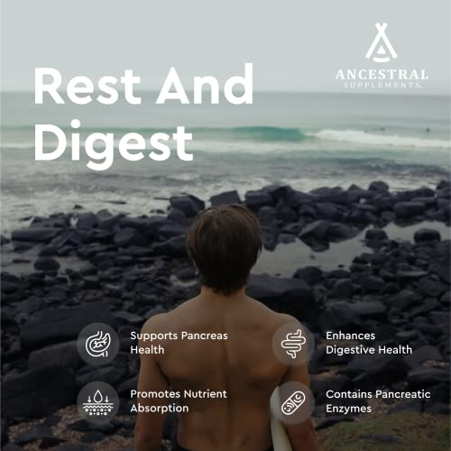 Foto 5 | Suplemento Ancestral Supplements Páncreas Alimentado Con Pasto 180 Cápsulas - Venta Internacional.