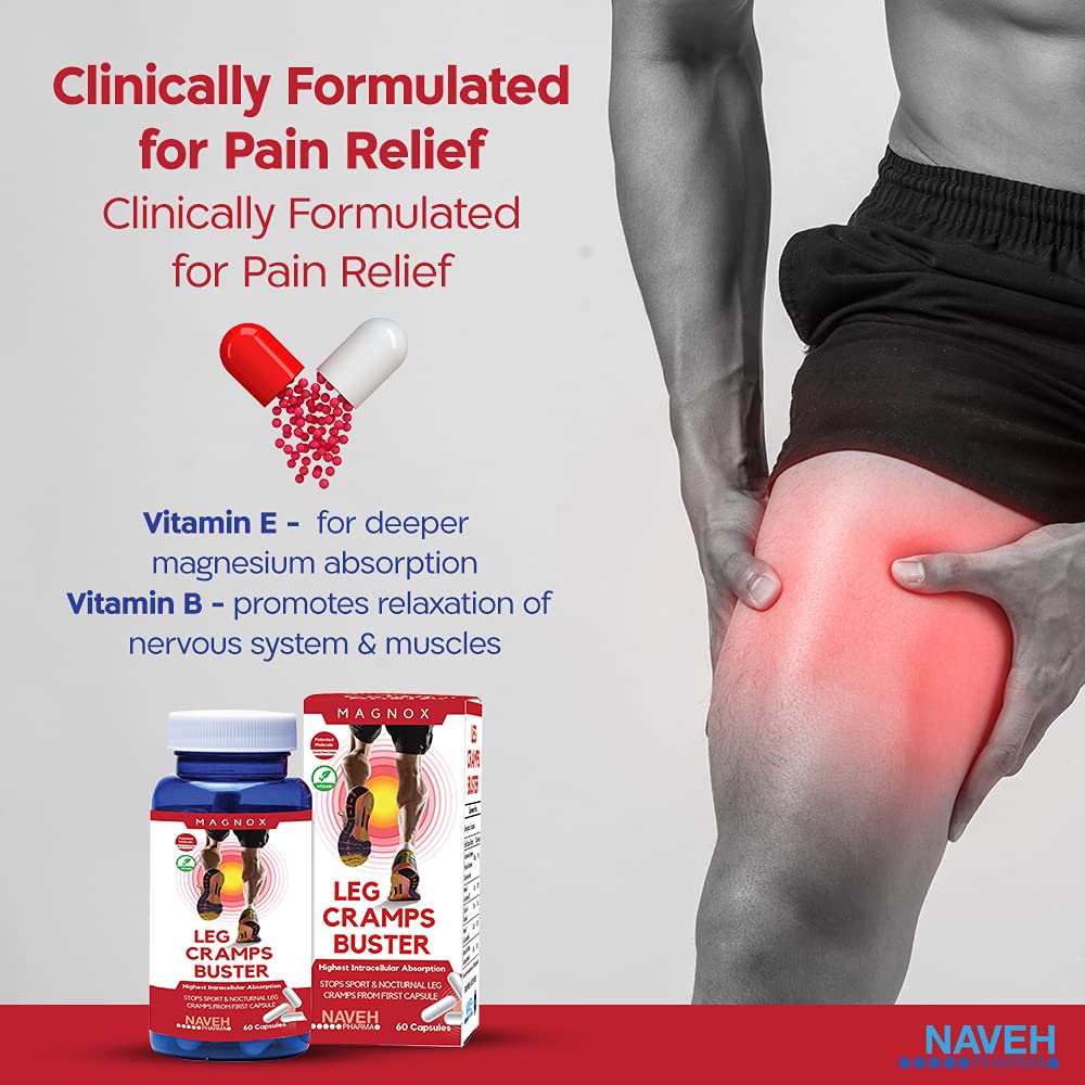 Foto 5 pulgar | Suplemento De Magnesio Magnox Leg Cramps Buster 60 Comprimidos - Venta Internacional.