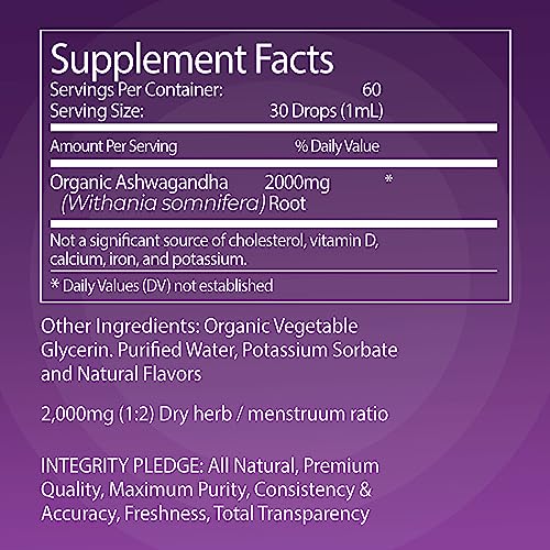 Foto 3 pulgar | Suplemento Liquid Naturals, Gotas De Ashwagandha, 2000 Mg, 6 Veces Más - Venta Internacional.