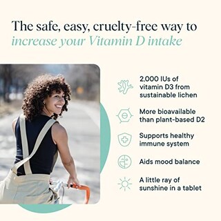 Foto 2 | Suplemento Ora De Vitamina D3 Orgánica, 2000 Ui, Vegano, 30 Tabletas - Venta Internacional.