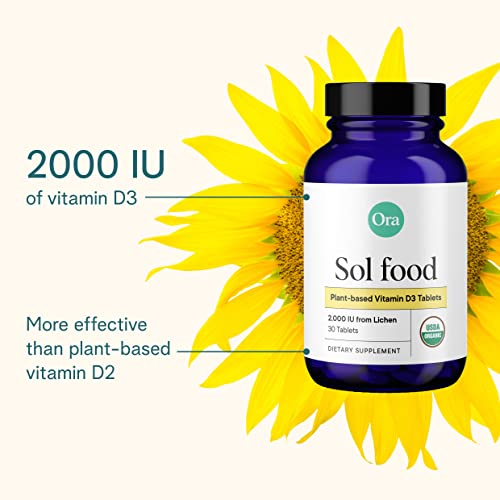 Foto 5 pulgar | Suplemento Ora De Vitamina D3 Orgánica, 2000 Ui, Vegano, 30 Tabletas - Venta Internacional.