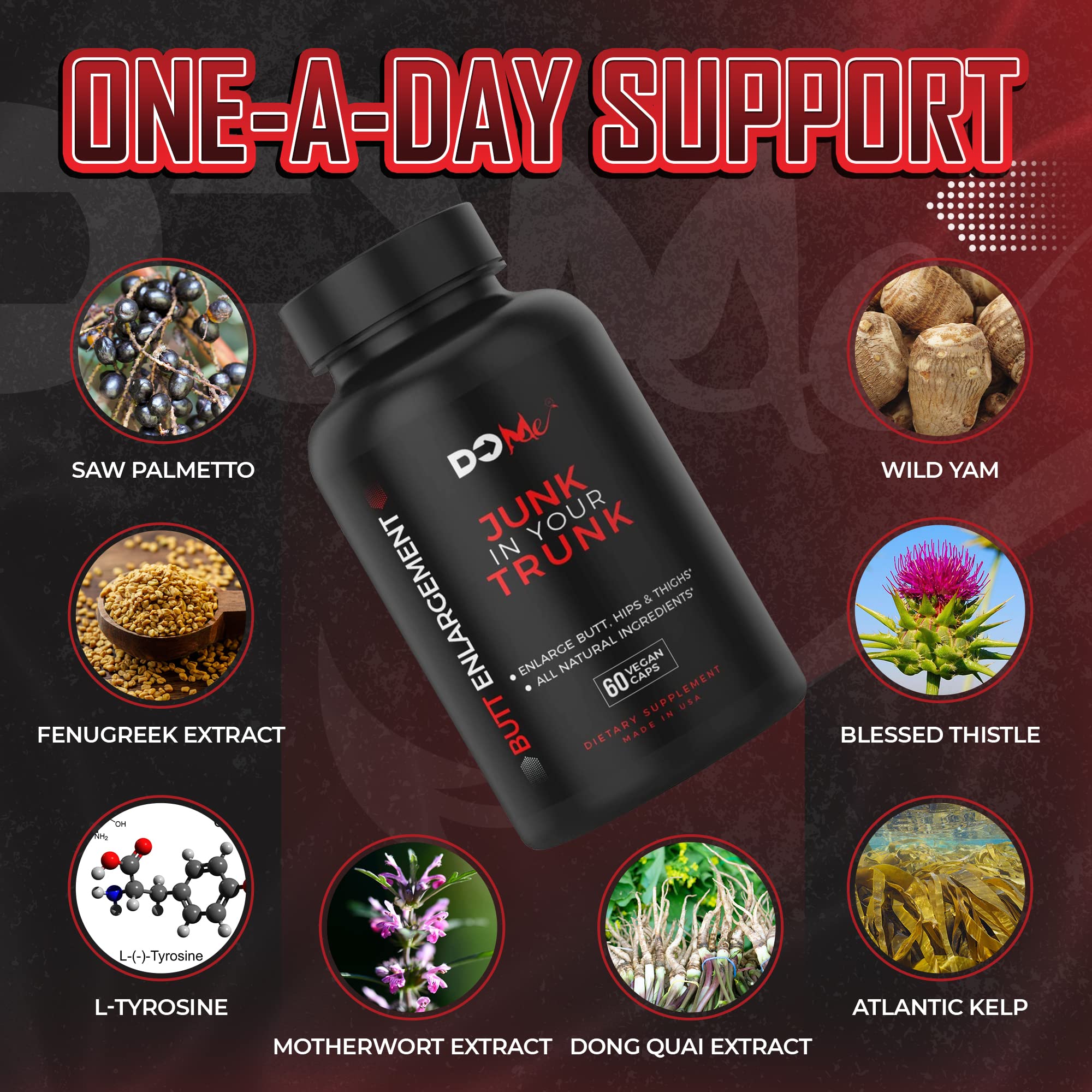 Foto 4 | Las Píldoras Para Mejorar Glúteos Do Me Premium Glute Boost And Gro - Venta Internacional.