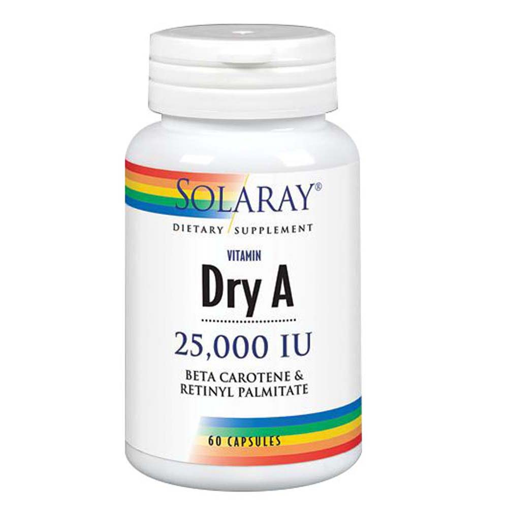Foto 2 pulgar | Suplemento Solaray Dry A 60 Cápsulas (paquete De 2) De Vitamina A - Venta Internacional.