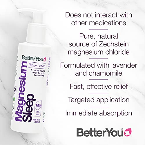 Foto 6 pulgar | Loción Betteryou Natural Magnesium For Sleep 180 Ml - Venta Internacional.