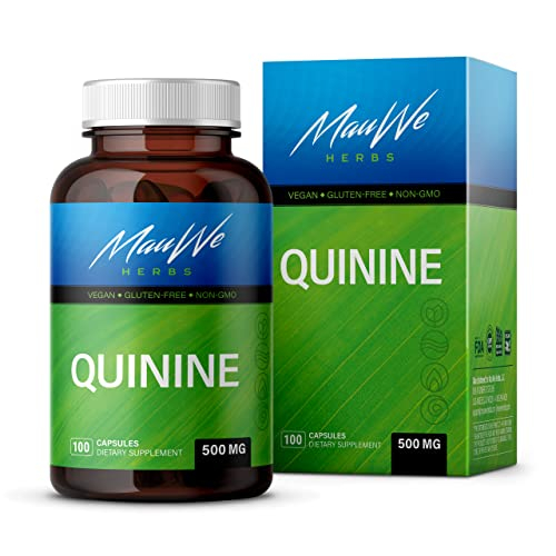 Cápsulas De Suplemento Maui Herbs, Quinina, 500 Mg, 100% Veganas - Venta Internacional.