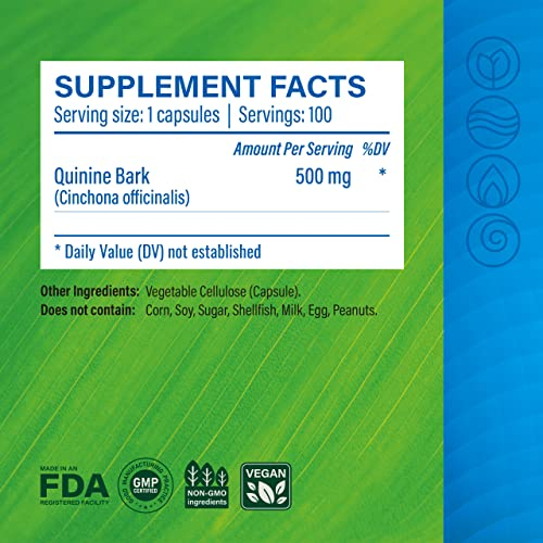 Foto 3 pulgar | Cápsulas De Suplemento Maui Herbs, Quinina, 500 Mg, 100% Veganas - Venta Internacional.