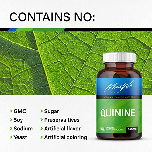 Foto 7 pulgar | Cápsulas De Suplemento Maui Herbs, Quinina, 500 Mg, 100% Veganas - Venta Internacional.