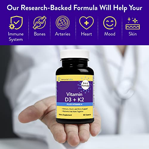 Foto 4 | Suplemento Vitamínico Innovixlabs Adk Vitamina D3 K2 5000 Ui - Venta Internacional.