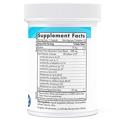Foto 5 pulgar | Suplemento Nordic Flora Probiotic 90b Cfu De Nordic Naturals - Venta Internacional.