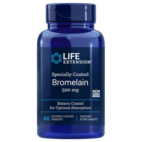 Bromelina Con Recubrimiento Especial Supplement Life Extension, 60 Comprimidos - Venta Internacional.