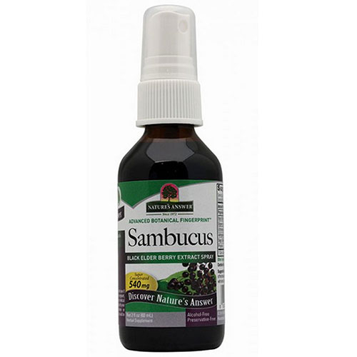 Spray Supplement Nature's Answer Sambucus Black Saúco  - Venta Internacional.