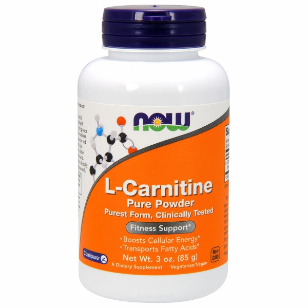 Polvo Puro De L-carnitina De Supplement Now Foods, 90 Ml - Venta Internacional.