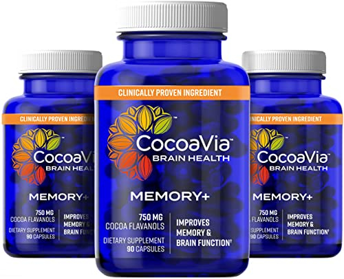 Foto 2 pulgar | Suplemento Cocoavia Memory+ Brain 750 Mg De Flavonoides De Cacao 270  - Venta Internacional.