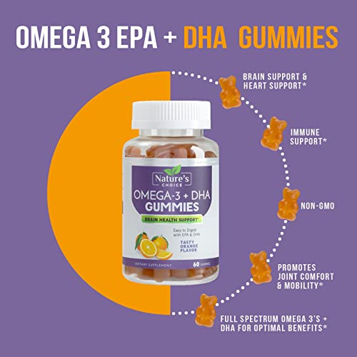 Foto 4 pulgar | Gomitas De Aceite De Pescado Omega 3 Supplement Nature's Choice, 60 Unidades - Venta Internacional.