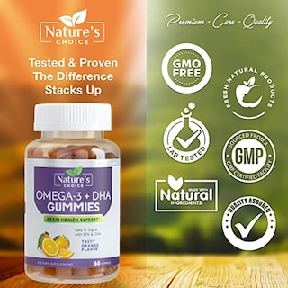 Foto 4 | Gomitas De Aceite De Pescado Omega 3 Supplement Nature's Choice, 60 Unidades - Venta Internacional.
