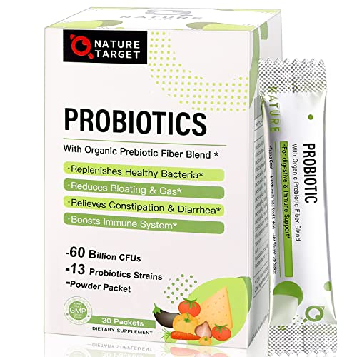 Polvo Probiótico Nature Target 60 Mil Millones De Ufc (13 Cepas) - Venta Internacional.