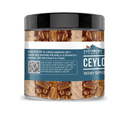 Foto 4 pulgar | Suplementos Dietéticos Earthborn Elements Ceilán Cinnamon 200 C - Venta Internacional.