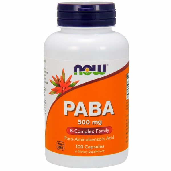 Foto 2 pulgar | Supplement Now Foods Paba 500 Mg 100 Cápsulas (paquete De 4) - Venta Internacional.