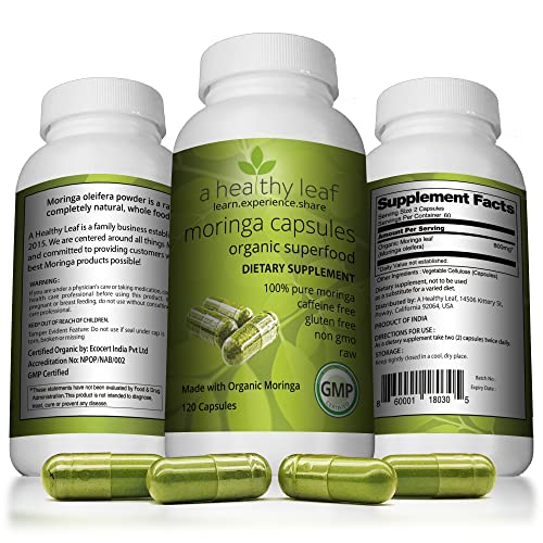Foto 2 pulgar | Cápsulas De Moringa: Una Hoja Saludable, Orgánica, 100% Pura, Moringa Le - Venta Internacional.
