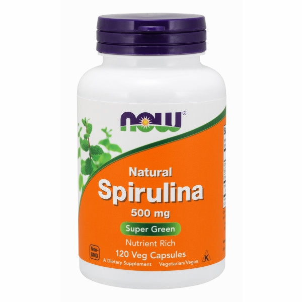 Foto 2 pulgar | Espirulina Natural Supplement Now Foods 120 Vcaps - Venta Internacional.