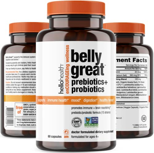 Foto 1 | Suplemento Probiótico Hello Health Belly Great 60 Cápsulas - Venta Internacional.
