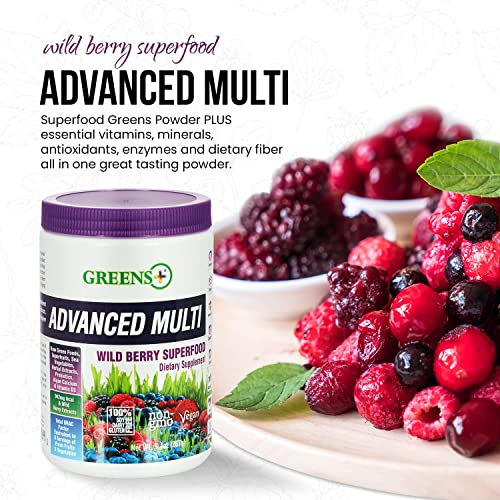 Foto 4 pulgar | Suplemento Greens+ Advanced Multi Wild Berry 277 Ml - Venta Internacional.