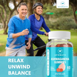Foto 2 | Complemente Las Gomitas De Ashwagandha Y Vitamina D De Afxmate - Venta Internacional.