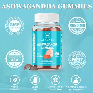 Foto 4 | Complemente Las Gomitas De Ashwagandha Y Vitamina D De Afxmate - Venta Internacional.