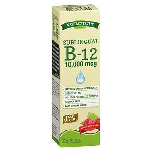 Foto 2 pulgar | Suplemento Líquido Sublingual B-12 De Nature's Truth, 60 Ml - Venta Internacional.