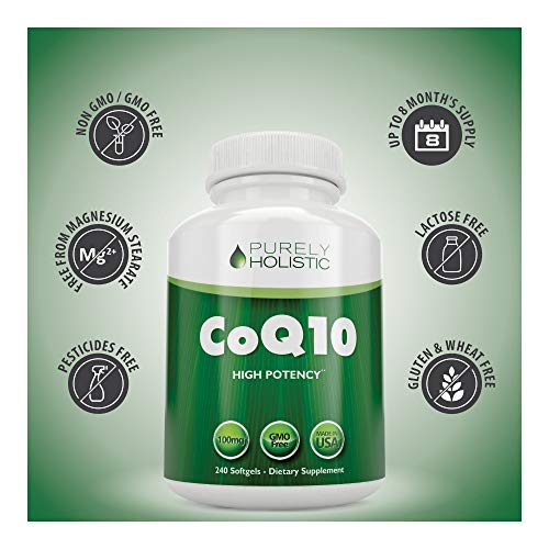 Foto 3 | Suplemento Purely Holistic Coq10 240 Cápsulas Blandas - Venta Internacional.