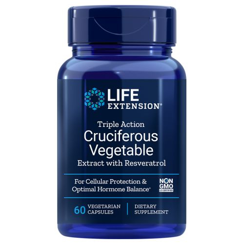 Vegetal Crucífero De Triple Acción Supplement Life Extension - Venta Internacional.