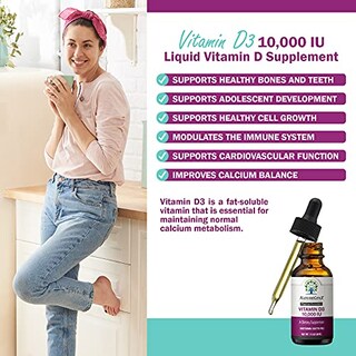 Foto 3 | Suplemento Naturegenx De Vitamina D3 Líquida, 10000 Ui, 30 Ml - Venta Internacional.