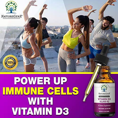 Foto 7 | Suplemento Naturegenx De Vitamina D3 Líquida, 10000 Ui, 30 Ml - Venta Internacional.