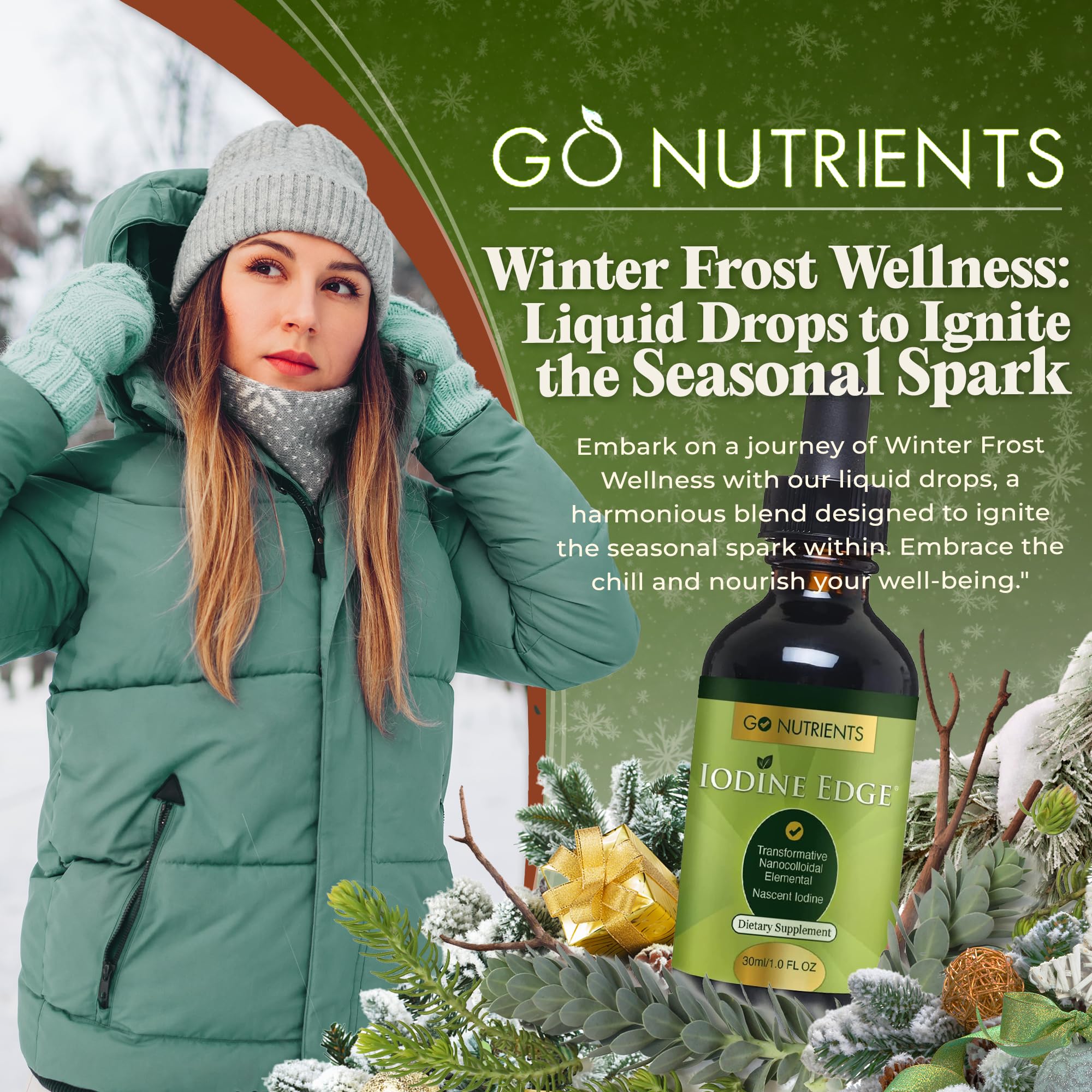 Foto 6 | Suplemento De Yodo Go Nutrients Iodine Edge 30 Ml Para Tiroides - Venta Internacional.