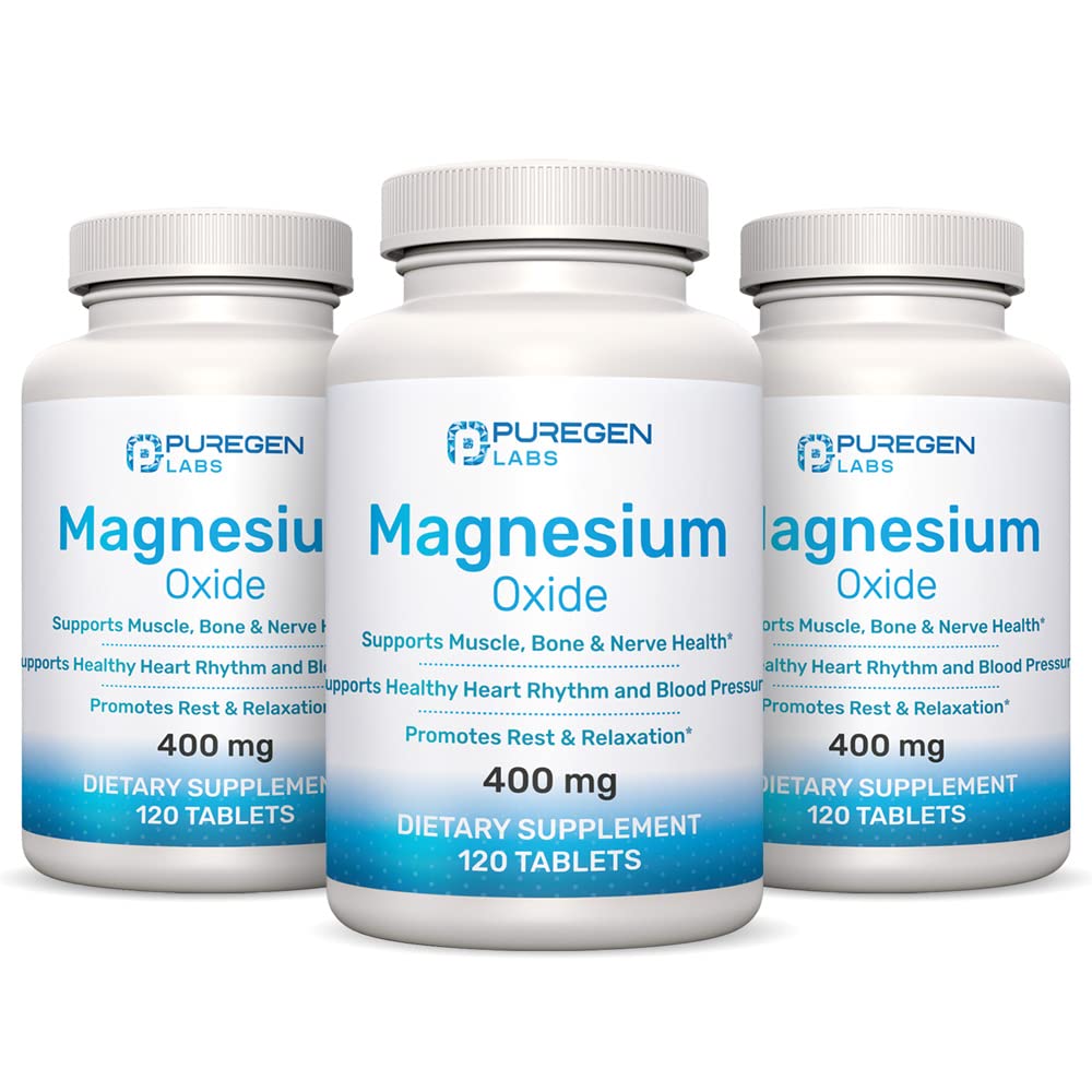 Suplemento P Puregen Labs Magnesio 400 Mg De Alta Potencia - Venta Internacional.