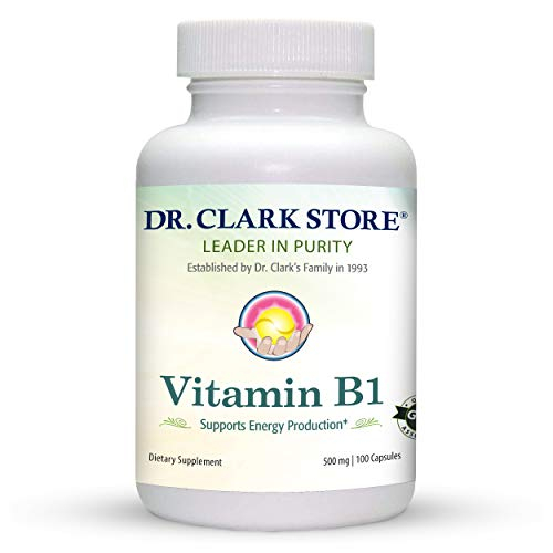 Suplemento Dr. Clark De Vitamina B1 500 Mg 100 Cápsulas - Venta Internacional.