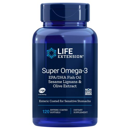 Gel Blando Supplement Life Extension Super Omega-3 Epa/dha 120 - Venta Internacional.