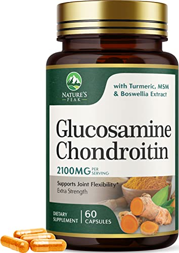 Complementa La Condroitina Glucosamina De Nature's Peak Con Cúrcuma - Venta Internacional.
