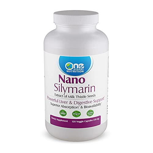Foto 2 pulgar | Suplementos Nanosilimarina One Planet Nutrition 250 Mg 120 Ca - Venta Internacional.