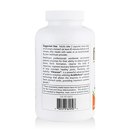 Foto 4 pulgar | Suplemento Hcp Formulas Sobre La Enzima Sistémica De La Fibrenza, 240 Cápsulas - Venta Internacional.