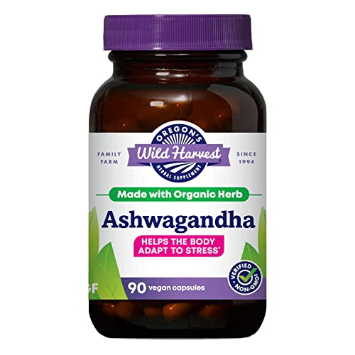 Foto 2 pulgar | Suplemento De Ashwagandha Wild Harvest De Oregon, 1200 Mg, 90 Unidades - Venta Internacional.