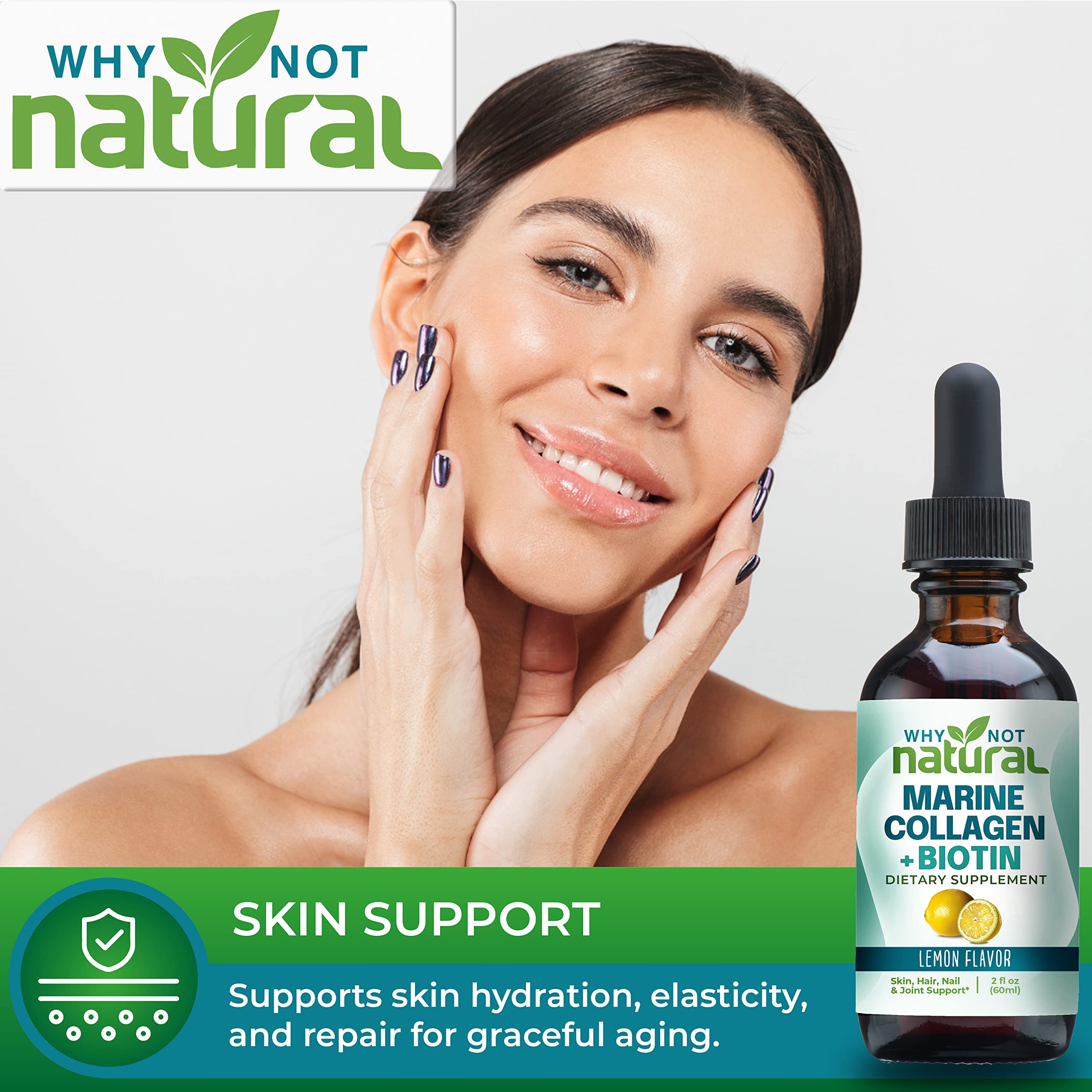 Foto 6 pulgar | Suplemento De Colágeno Líquido Por Qué No Es Natural Para Mujeres Y Hombres - Venta Internacional.