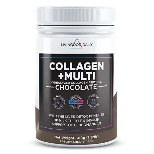 Colágeno En Polvo Livingood Daily Chocolate, 500 Ml, 30 Porciones - Venta Internacional.