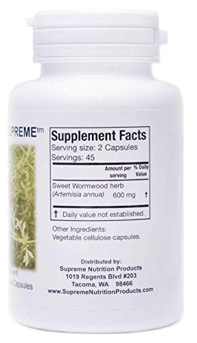Foto 4 pulgar | Supreme Nutrition Artemisia Supreme 90 Cápsulas 300 Mg - Venta Internacional.
