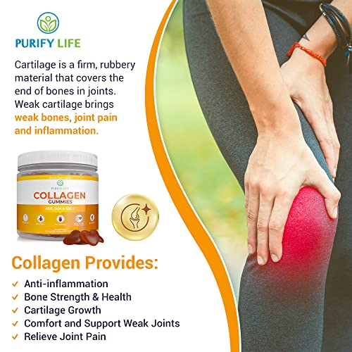 Foto 8 pulgar | Gomitas De Colágeno Purify Life Para Mujeres, Crecimiento Del Cabello, 90 Unidades - Venta Internacional.