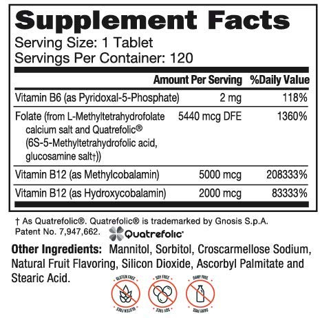 Foto 3 pulgar | Suplemento Neurobiologix Methylation Complete 120 Comprimidos - Venta Internacional
