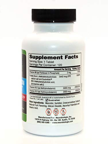 Foto 7 pulgar | Suplemento Neurobiologix Methylation Complete 120 Comprimidos - Venta Internacional