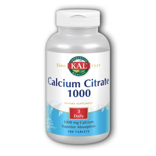 Foto 2 pulgar | Suplemento De Citrato De Calcio 1000 Mg 180 Tabletas Kal X2 - Venta Internacional.